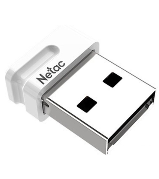 Флешка USB Netac U116 (NT03U116N-064G-20WH), 64Gb, USB 2.0, R/W 70/30, белый