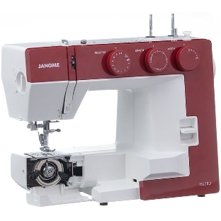Швейная машина Janome 1522RD 25 операции, петля автомат, верт. челнок, нитевдеватель, мягкий, подарочный набор (шпульки, ножницы, сантиметровая лента, игольница)
