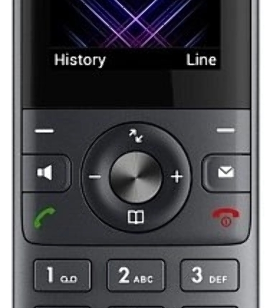 Телефон DECT-трубка Yealink W74H черный