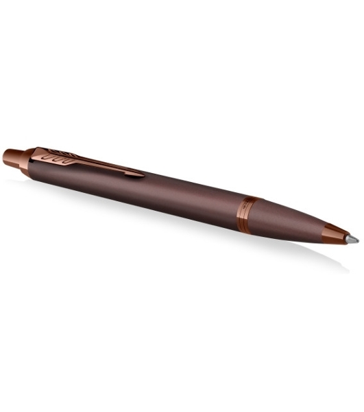 Ручка шариковая Parker IM Monochrome K328 (2190514) Burgundy PVD, M, синие чернила, подарочная коробка