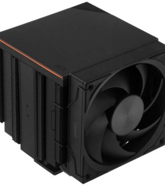 Кулер для процессора PCCooler RZ620Pro TC BK (265W, 4-pin PWM, 160mm, Al/Cu, 6x6mm, 2x120mm, 80CFM, 36.2dBA, 2400RPM, S: 1851/1700/1200/115X, AM5/AM4, black)