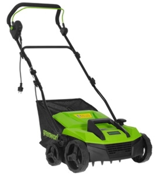 Аэратор-скарификатор электрический (2515507) GreenWorks GDT15 Арт. 2515507, 1500W, 36 см