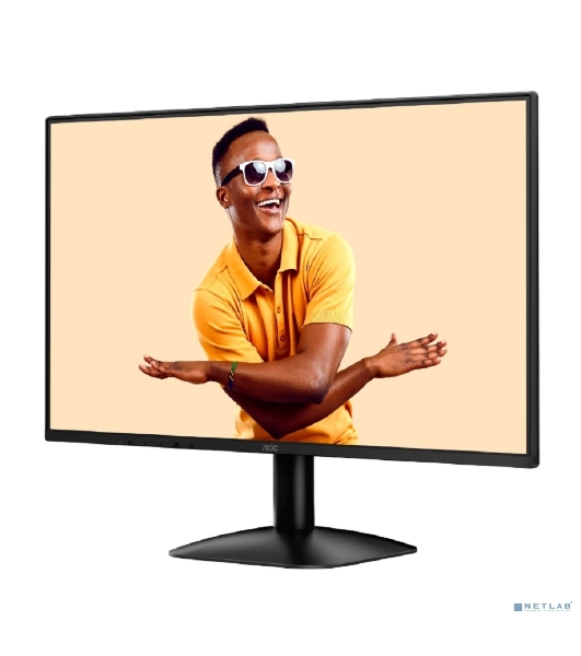 Монитор 23.8' AOC 24B31H IPS 1920x1080, 120 Гц, 4 мс (1 мс MPRT), 16:9, 300 кд/м², VGA, HDMI 1.4, 3.5 Jack, динамики (2x2 Вт), HDR10, Adaptive-Sync, черный