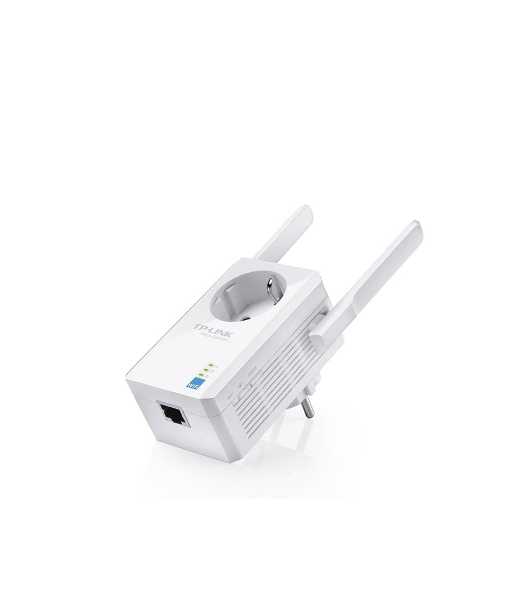 Сетевой адаптер TP-Link SOHO TL-WA860RE 300Mbps Wireless N Wall Plugged Range Extender with AC Passthrough, QCA(Atheros), 2T2R, 2.4GHz, 802.11b/g/n, 1 10/100Mbps LAN port, Range Extender button, Range Extender mode, suppo поставляется без кабеля RJ-45