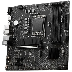 Материнская плата MSI PRO B760M-P DDR4, LGA 1700, Intel B760, 4xDDR4, 4xSATA, 2xM.2, 1xPCIe 4.0 x16, 2xPCIe 3.0 x1, 1xHDMI, 1xDP, 1xVGA, 1x1Gb LAN, 4xUSB-A 2.0, 1xUSB-A 3.2 Gen 1, 1xUSB-C 3.2 Gen 2, 3x3.5 мм, 7.1, mATX, фото 1
