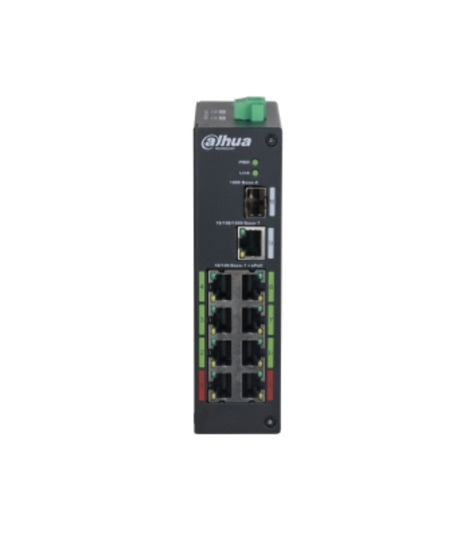 Коммутатор Dahua DH-LR2110-8ET-120 8-портовый ePoE