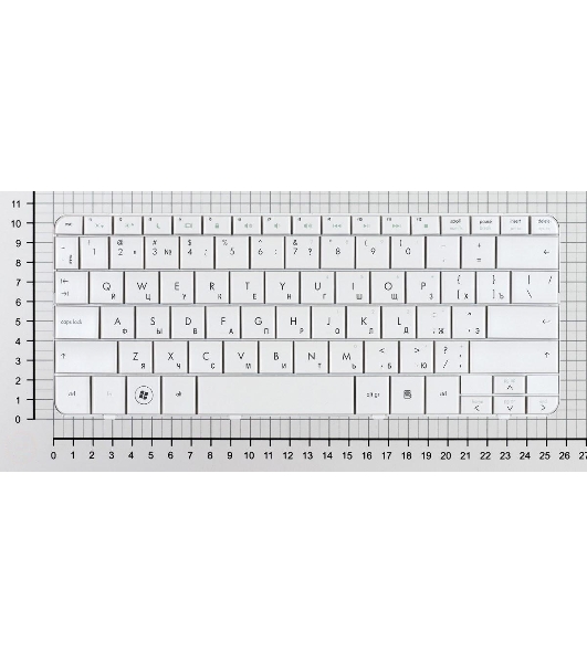Клавиатура для ноутбука HP Pavilion DV2-1000 DV2-1100 DV2-1200 белая