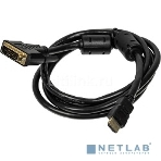 Кабель DVI Buro HDMI19 (m)/DVI-D(m) 1.8м феррит.кольца позолоченные контакты, фото2