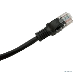 Патч-корд UTP Cablexpert PP12-1.5M/BK кат.5e, 1.5м, литой, многожильный черный, фото3