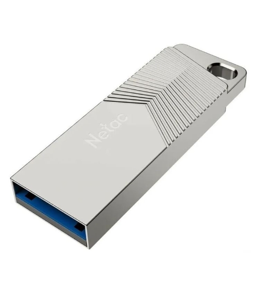 Флешка USB Netac UM1 (NT03UM1N-016G-32PN), 16Gb, USB 3.2, R/W 150/45, серебристый