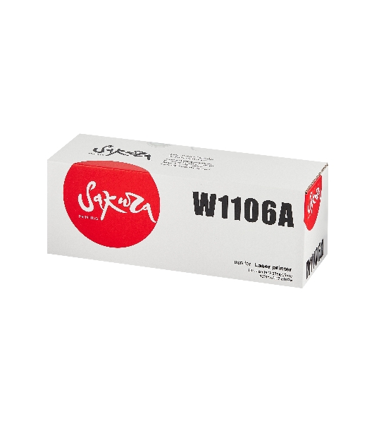 Картридж Sakura W1106A для HP, черный, 1000 к.