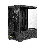 Компьютерный корпус Minitower ExeGate i3 SEA (mATX, БП 550NPX, 2*USB+1*USB 3.0, HD аудио, черный, 1 вент. 12см с RGB подсветкой, передняя и боковая панели - закаленное стекло), фото4