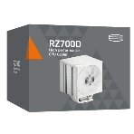 Кулер для процессора PCCooler RZ700D BK (270W, 4-pin PWM, 159.5mm, Al/Cu, 7x6mm, 2x120mm, 79.8CFM, 35.9dBA, 2400RPM, S: 1851/1700/1200/115X, AM5/AM4, black), фото15
