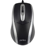 Мышь проводная Perfeo TOUR черный/серебристый, 1000 dpi, USB, кнопки - 3, фото5
