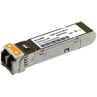 Трансивер D-Link 431XT/B1A, SFP+ Transceiver with 1 10GBase-SR port.Up to 300m, multi-mode Fiber, Duplex LC connector, Transmitting and Receiving wavelength: 850nm, 3.3V power