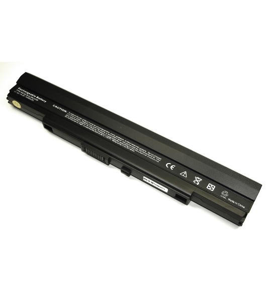 Аккумуляторная батарея для ноутбука Asus A1, PL30, PL80, U30 14.4V 5200mAh A42-UL50 OEM черный