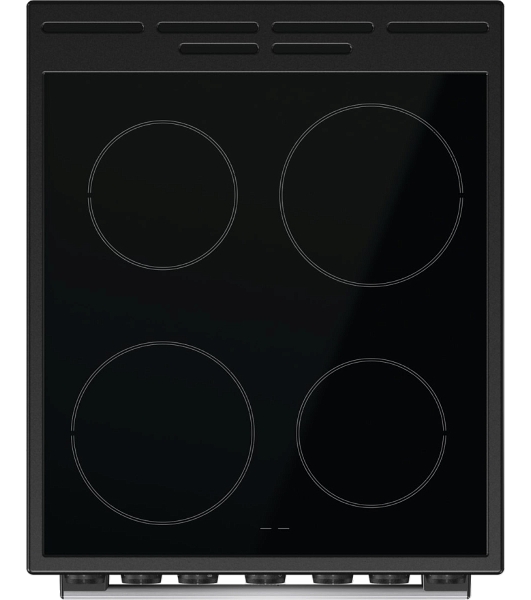 Плита электрическая Gorenje GEC5B41SG серый, конфорок 4 шт, духовка 62 л, 50 см x 85 см x 59.4 см