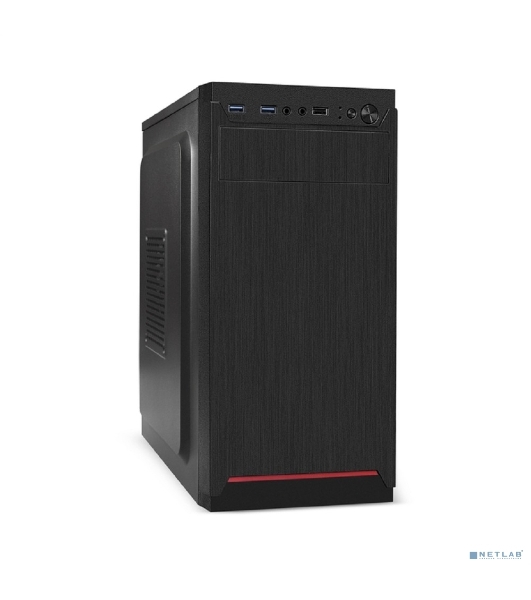 Компьютерный корпус Minitower ExeGate BAA-114U2 (mATX, без БП, 1хUSB+2хUSB 3.0, аудио, черный)