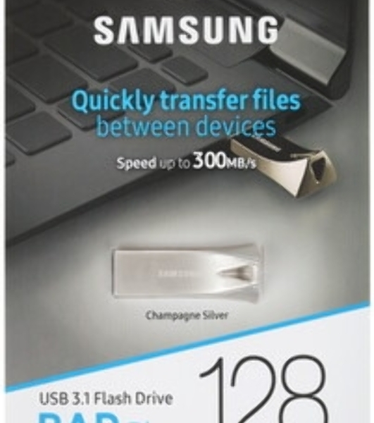 Флешка USB Samsung BAR Plus 128Gb USB Drive USB 3.1 (up to 300Mb/s) (MUF-128BE3)