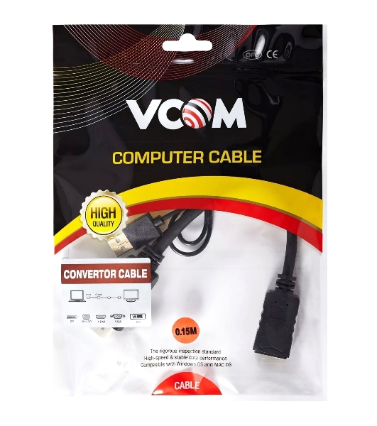 Адаптер USB TO DP(F) CG599E-0.15M 4K*60HZ VCOM