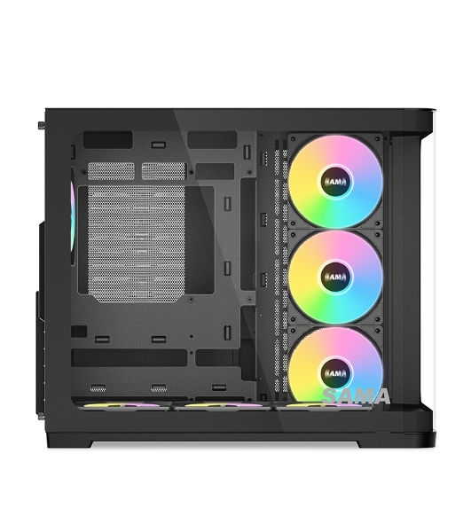 Корпус SAMA V60, Midi-Tower, чёрный, 7 x 120 мм