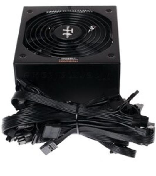 Блок питания Thermaltake ATX TR2 S, 750Вт, 80 PLUS WHITE, 120мм, черный
