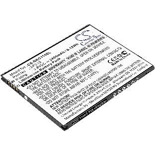 Аккумулятор CameronSino CS-NKC110SL SP210 для Nokia C1 Plus 3.8V, 2400mAh, 9.12Wh