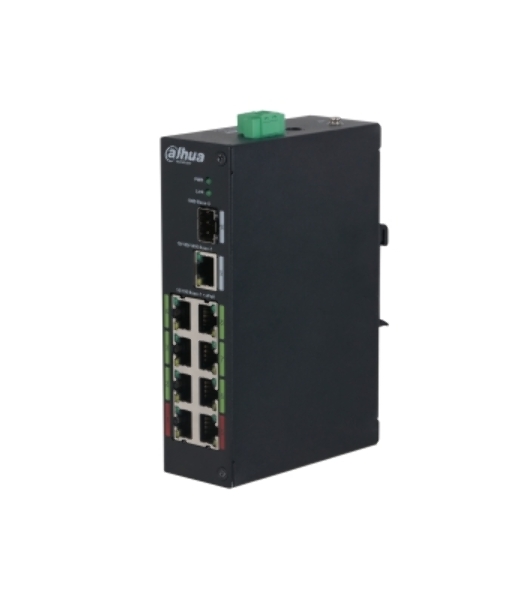 Коммутатор Dahua DH-LR2110-8ET-120 8-портовый ePoE