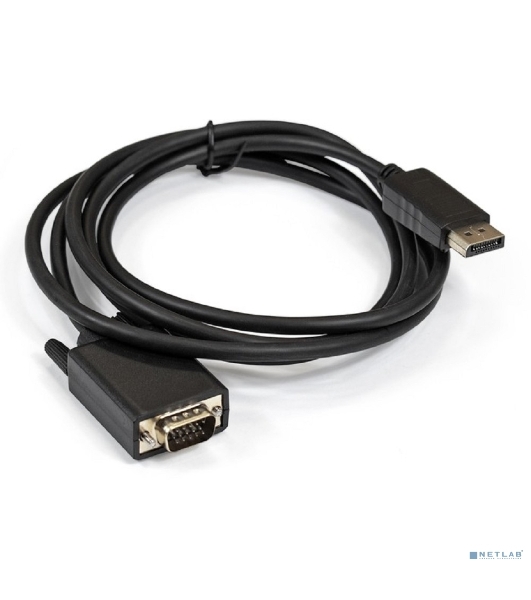Кабель ExeGate EX284914RUS DisplayPort-VGA ExeGate EX-CC-DPM-VGAM-1.8 (20M/15M, 1,8м, экран)
