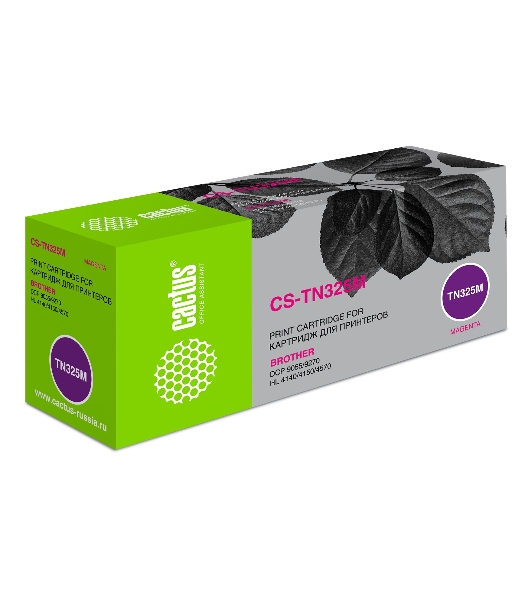 Картридж лазерный Cactus CS-TN325M пурпурный (3500 стр.) для Brother DCP 9055/9270; HL 4140/4150/4570