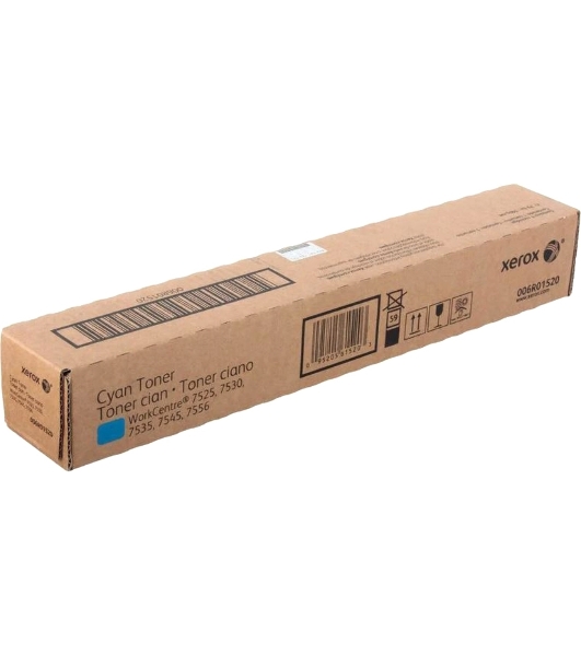 Картридж лазерный Xerox 006R01520 голубой для Xerox WC7545/7556 (15000 стр.)