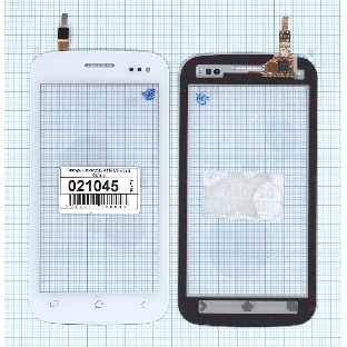 Сенсорное стекло (тачскрин) для Micromax A110 Canvas 2 белое