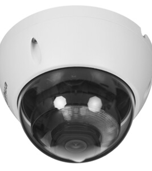 Уличная мини-купольная IP-видеокамера Dahua DH-IPC-HDBW2449FP-AS-IL-0360B Smart Dual Light с ИИ 4Мп, 1/2.9” CMOS, объектив 3.6мм, видеоаналитика, ИК до 30м, LED до 30м, IP67, корпус: металл