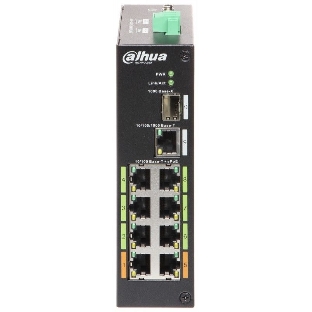 Коммутатор Dahua DH-LR2110-8ET-120 8-портовый ePoE