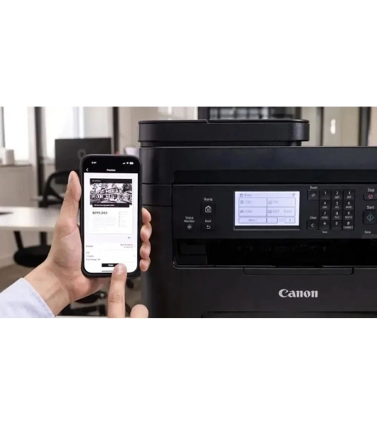 МФУ лазерное Canon i-Sensys MF275dw (5621C001), A4, ч/б, печ. 29 стр/мин., скан. до 20 стр/мин (ч/б) 15 стр/мин (цвет), 2400 x 600 dpi (печать) 600x600dpi (скан.), USB, RJ-45, Wi-Fi, Air Print, Mopria
