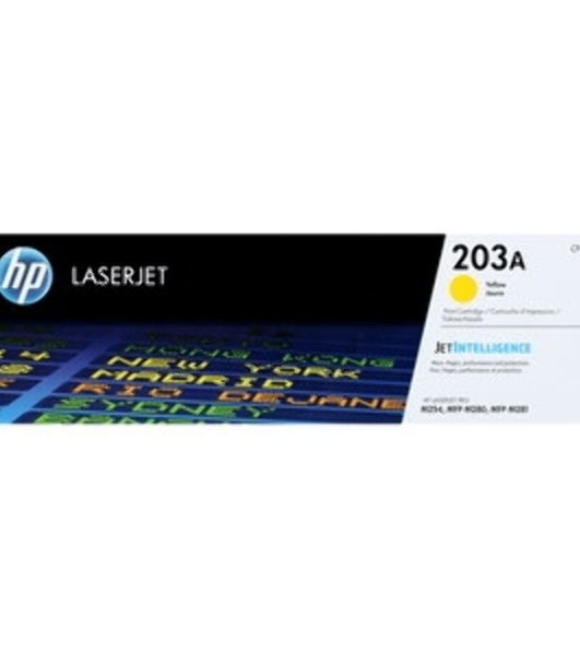 Картридж лазерный HP 203A CF542A (HP 203A) желтый для HP LaserJet M254/M280/M281 1300 страниц