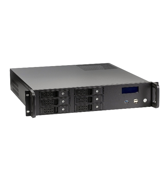 Серверный корпус ExeGate Pro 2U480-HS06 (RM 19', высота 2U, глубина 480, БП 500ADS, 6xHotSwap, USB)