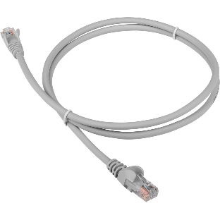 Патч-корд LANMASTER LSZH UTP cat.5e, 1.5 м, серый