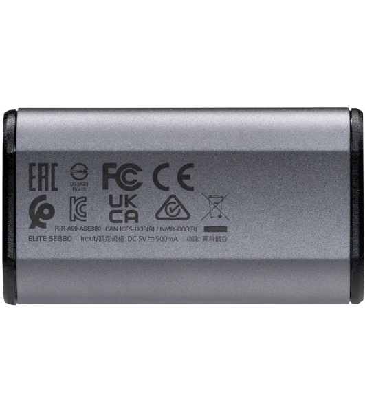 Внешний SSD ADATA Elite SE880, 1TB, USB 3.2 Gen 2x2 Type-C, R/W 2000/2000, серый