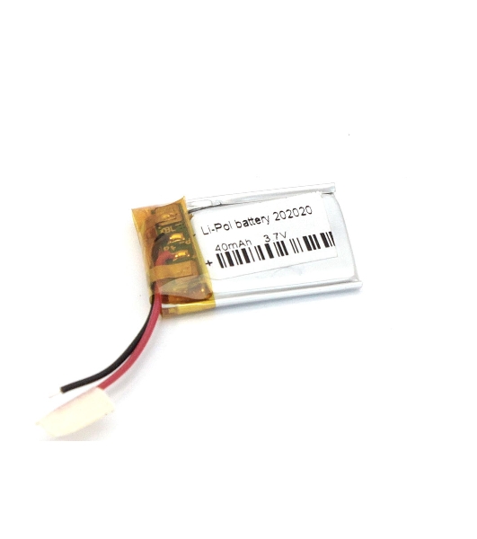Аккумулятор Li-Pol (батарея) 2x20x20 мм 2pin 3.7V/40mAh
