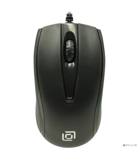 Мышь проводная Oklick 325M черный, 1000 dpi, USB, кнопки - 3