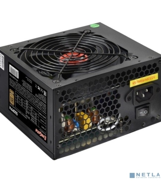 Блок питания ExeGate 500PPH-OEM (EX280577RUS-OEM), 500Вт, 80 PLUS, 120Вт, черный