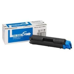 Картридж лазерный Kyocera TK-580C (1T02KTCNL0) голубой для FS-C5150DN 2800 стр.