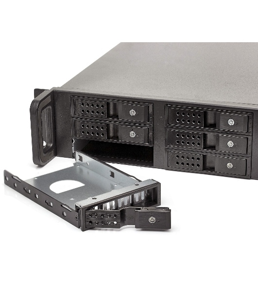 Серверный корпус ExeGate Pro 2U480-HS06 (RM 19', высота 2U, глубина 480, БП 500ADS, 6xHotSwap, USB)