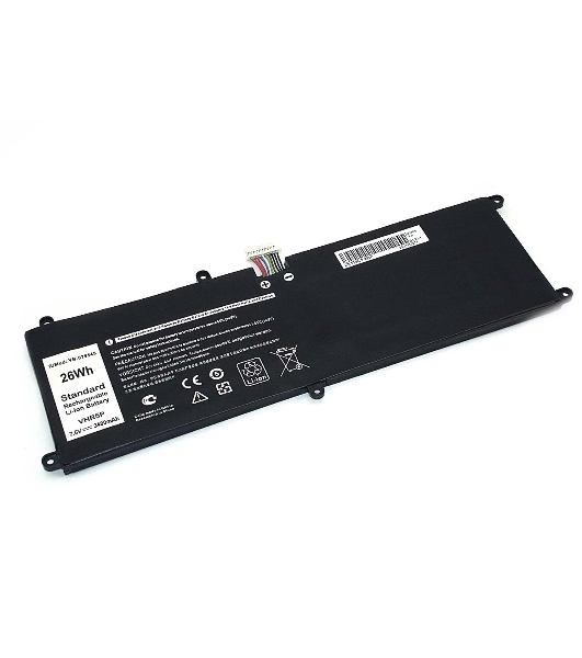 Аккумуляторная батарея для планшета Dell Latitude 11 5175 (VHR5P-2S1P) 7.6V 3400mAh OEM черный