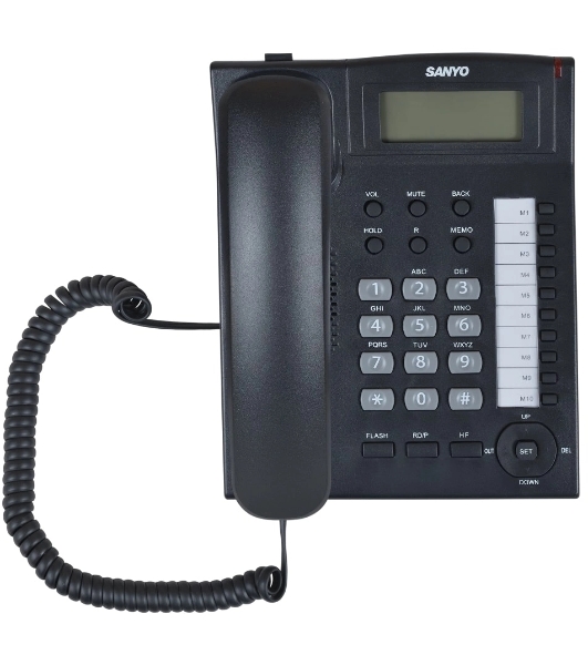 Телефон проводной SANYO RA-S517B черный