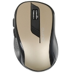 Мышь беспроводная Qumo Office Line M64 золотистый, 1600 dpi, радиоканал, USB, кнопки - 6, фото4
