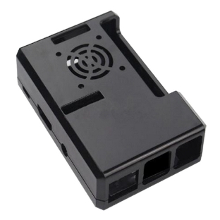 Корпус RA187 Корпус ACD черный ABS Plastic Case w/GPIO port hole and Fan holes for Raspberry Pi 3