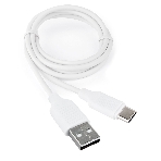Кабель USB2.0 Cablexpert CCB-USB2-AMCMO2-1MW, AM/Type-C, издание Classic 0.2, длина 1м, белый, блистер, фото2