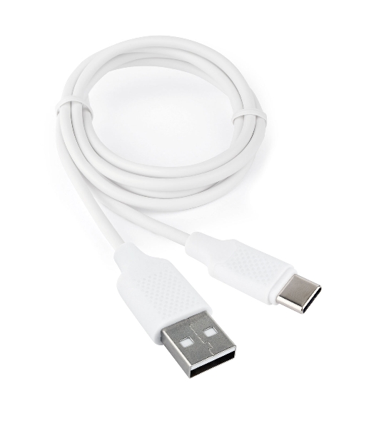 Кабель USB2.0 Cablexpert CCB-USB2-AMCMO2-1MW, AM/Type-C, издание Classic 0.2, длина 1м, белый, блистер